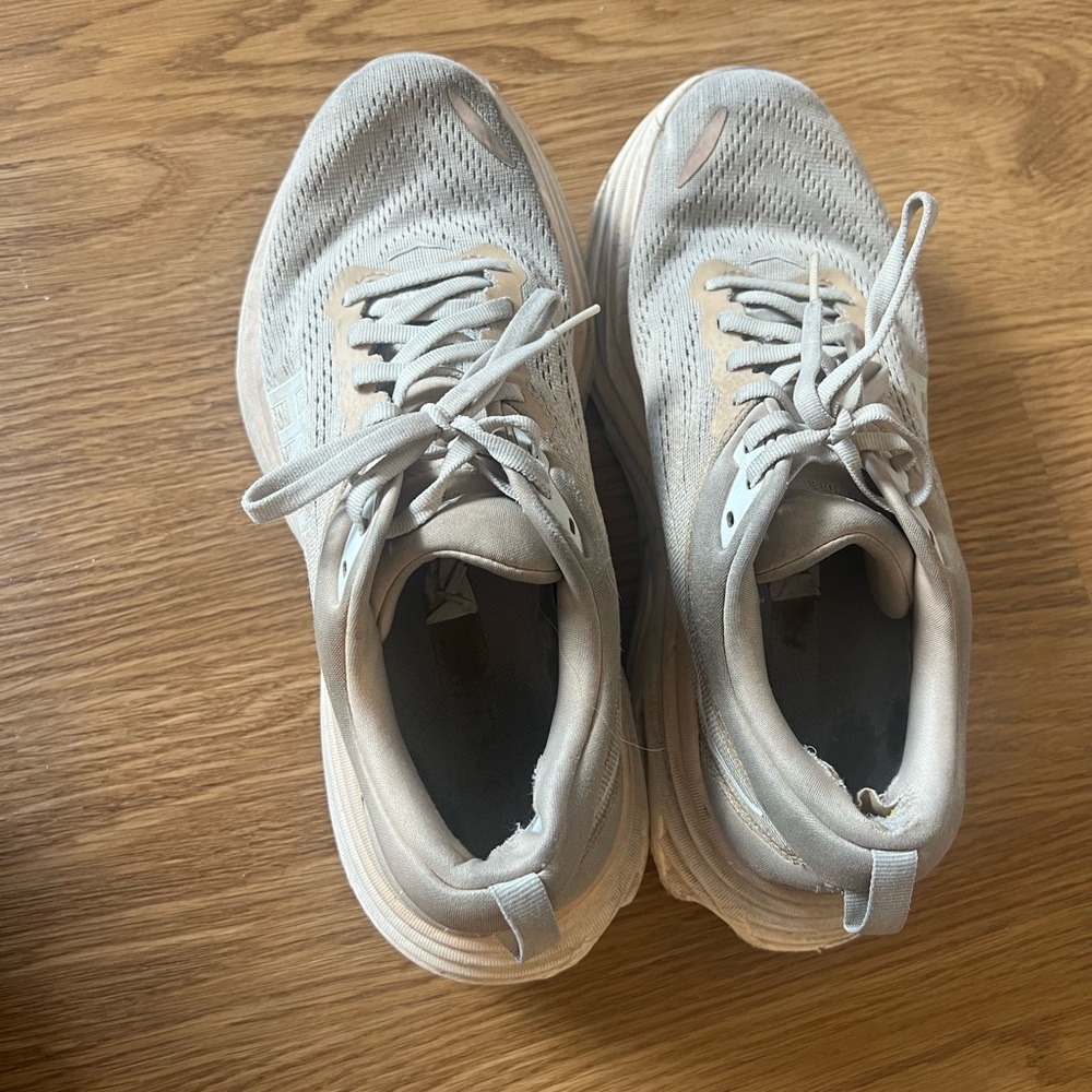 Hoka Bondi 8 well worn